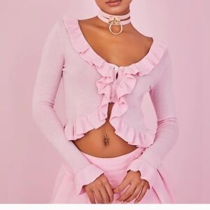 NWT Dollskill x Sugar Thrills Frilly Cardigan